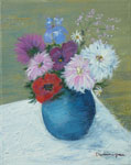 Mixed-Flowers-in-Blue-Vase-119x150